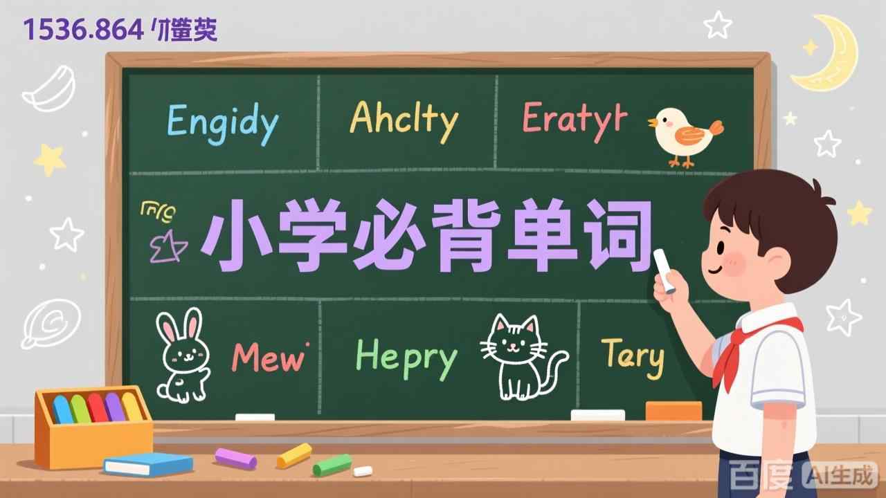 小学必背单词